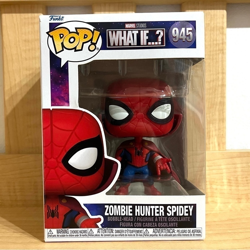 FUNKO POP Spider Man What If…? #945 Zombie Hunter Spidey